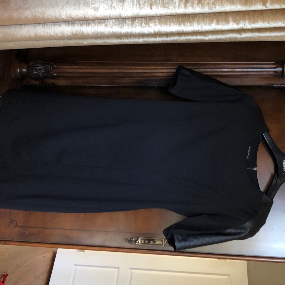 Black mid length Dress.